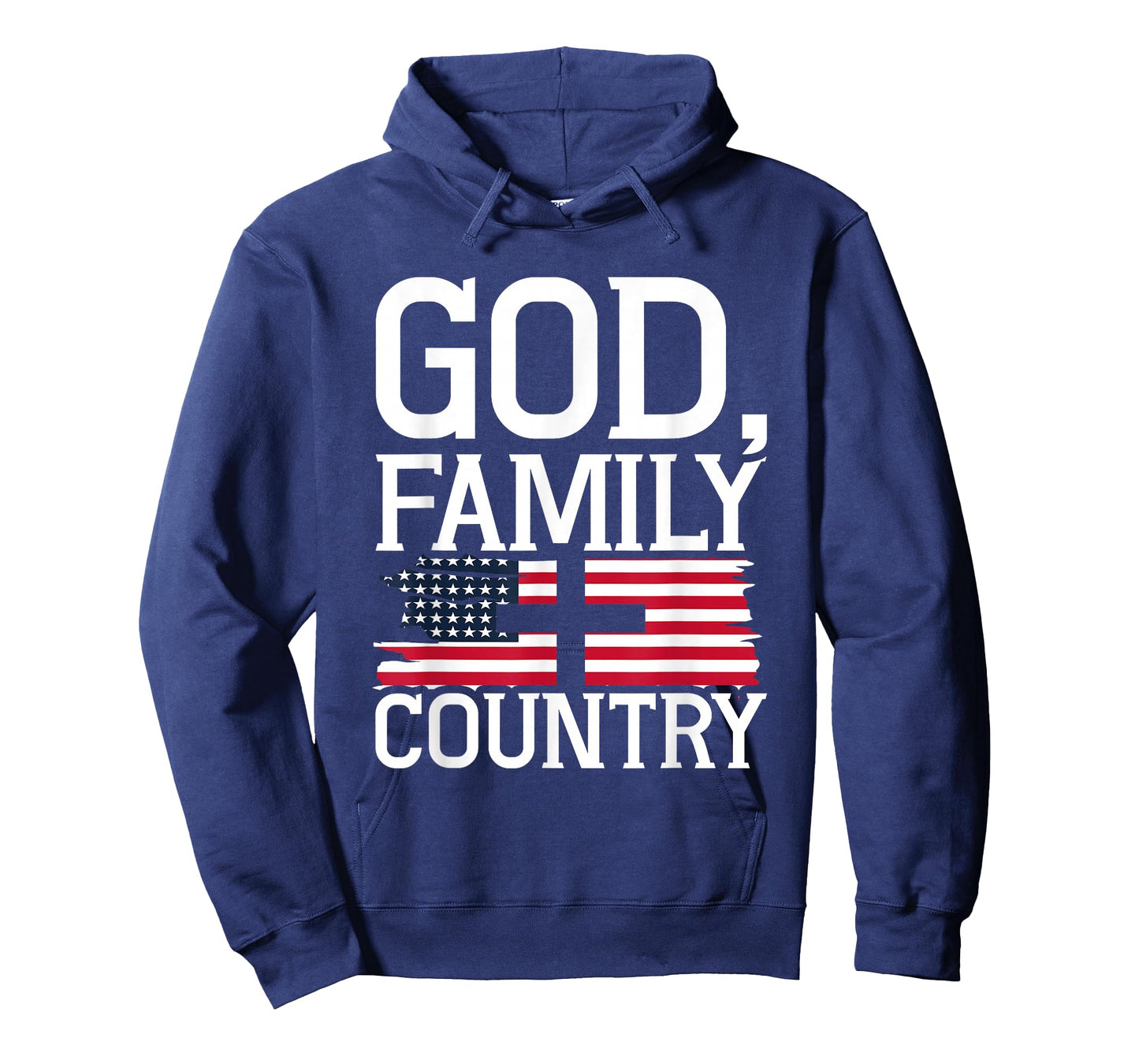 God Family Country US Flag Christian American Prayer T-Shirt