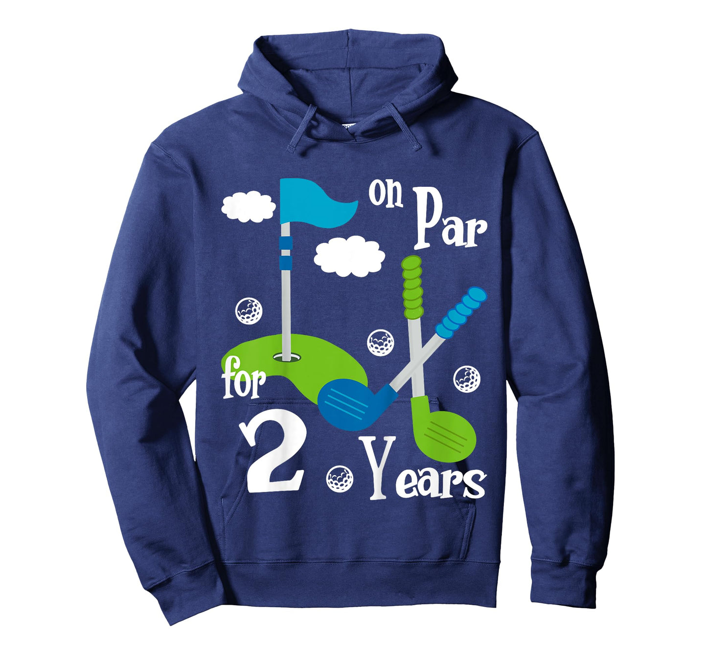 2 Year Old Golf Birthday Party Shirt Tee Gift for Boy Girl T-Shirt