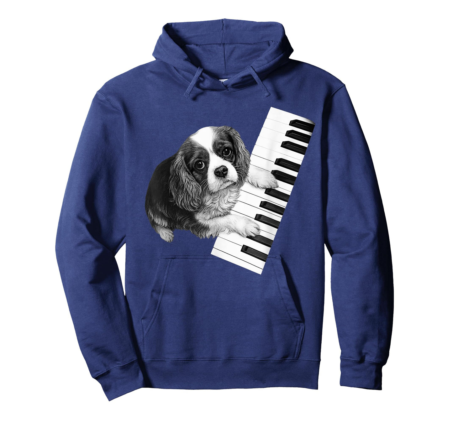 Cavalier King Charles Spaniel Playing Piano Pianist Dog T-Shirt