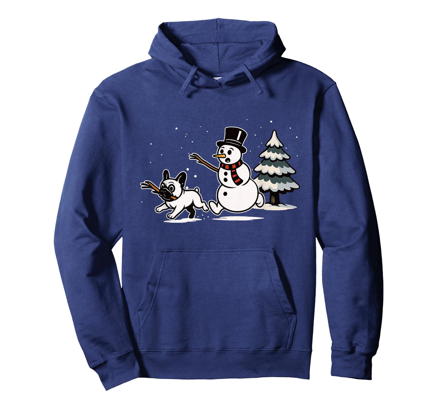 Cute Snowman French Bulldog Christmas Frenchie Mom Dog Lover T-Shirt