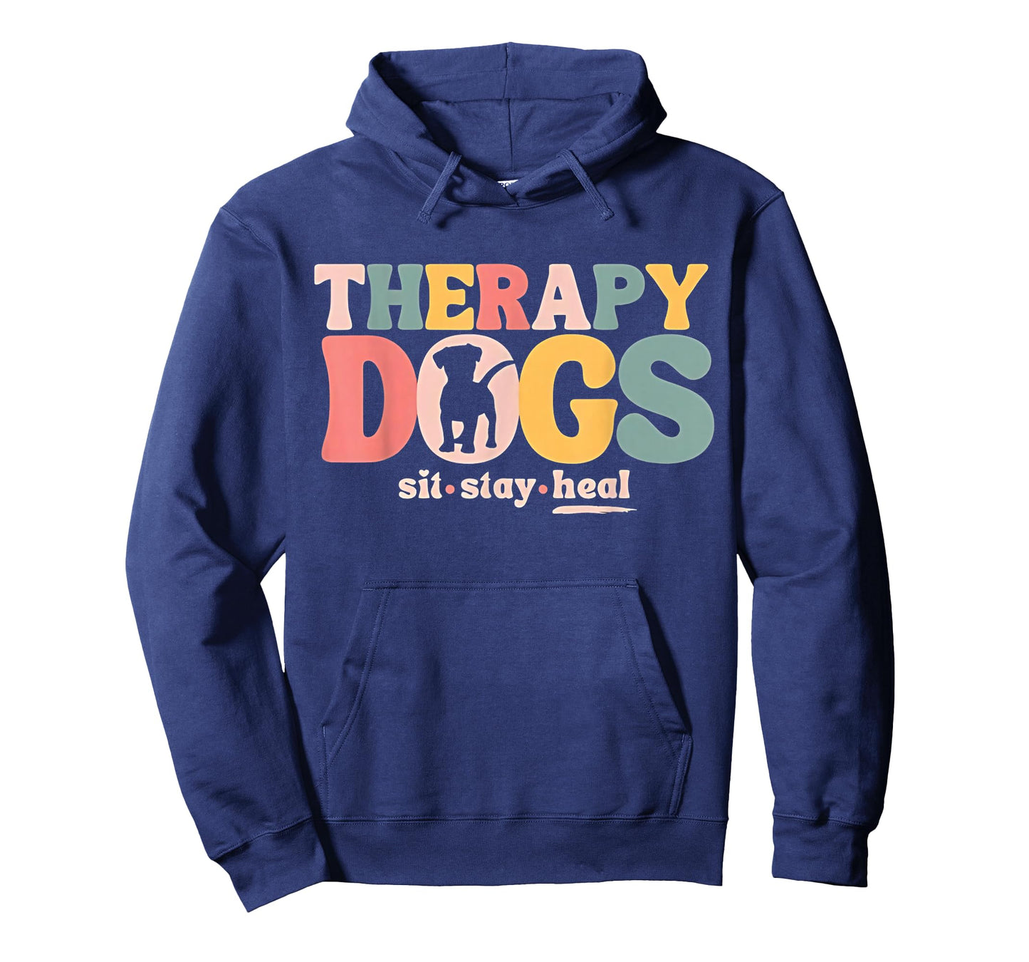 Therapy Dog Team Animal Assisted Therapy Dogs Sits Stay Heal T-Shirt