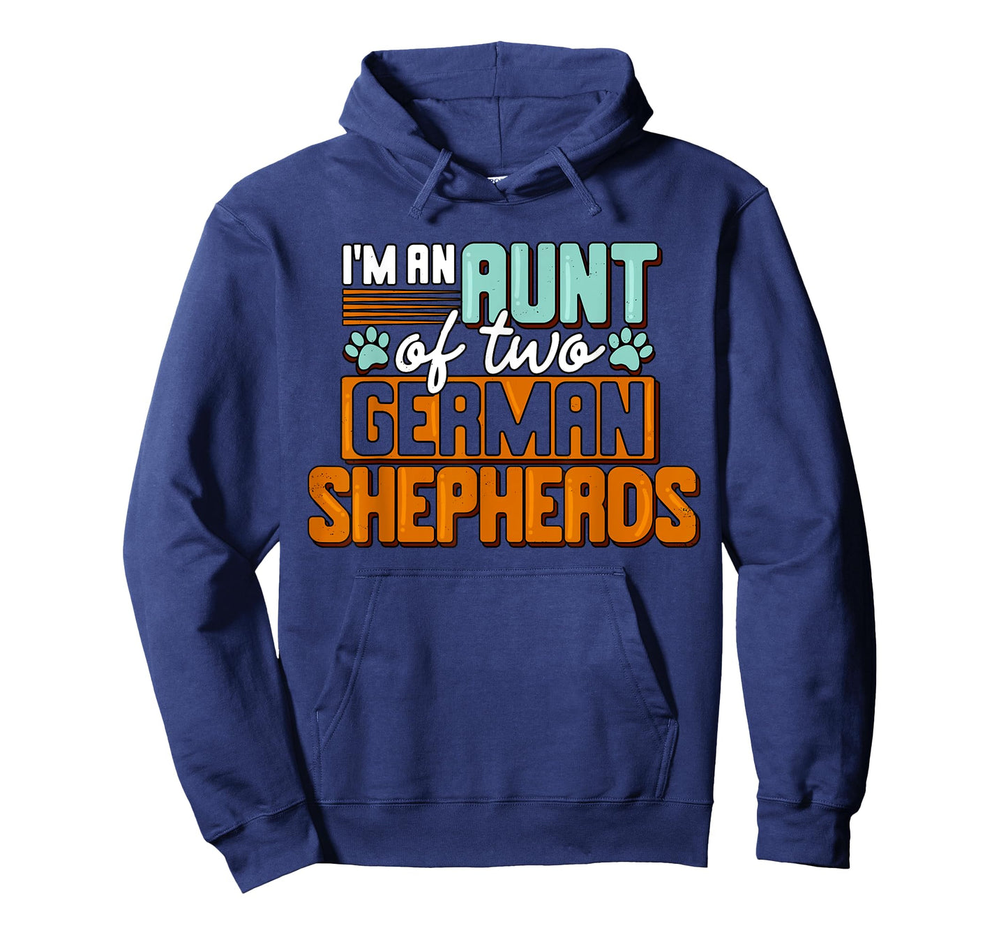 Aunt of Two German Shepherds Funny GSD Lover Owner Auntie T-Shirt