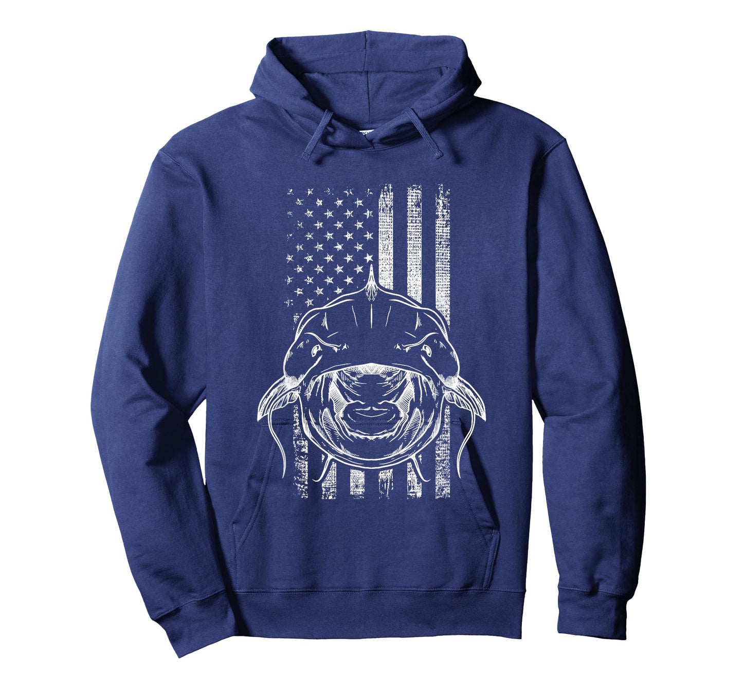 Distressed Flathead Catfish Shovelhead Cat Mudcat Noodling T-Shirt for Men Women Girls Kids
