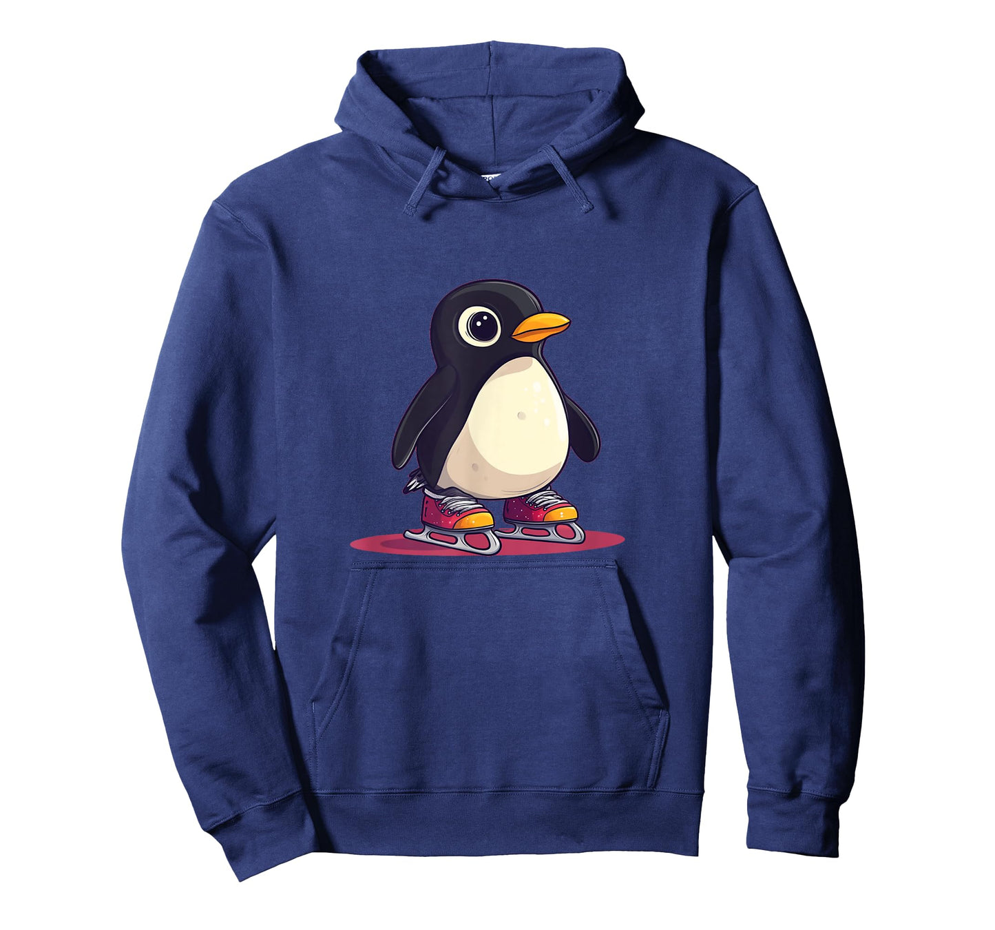 Quirky Penguin Spins in Skating Shoes for Ice and Snow Fans T-Shirt