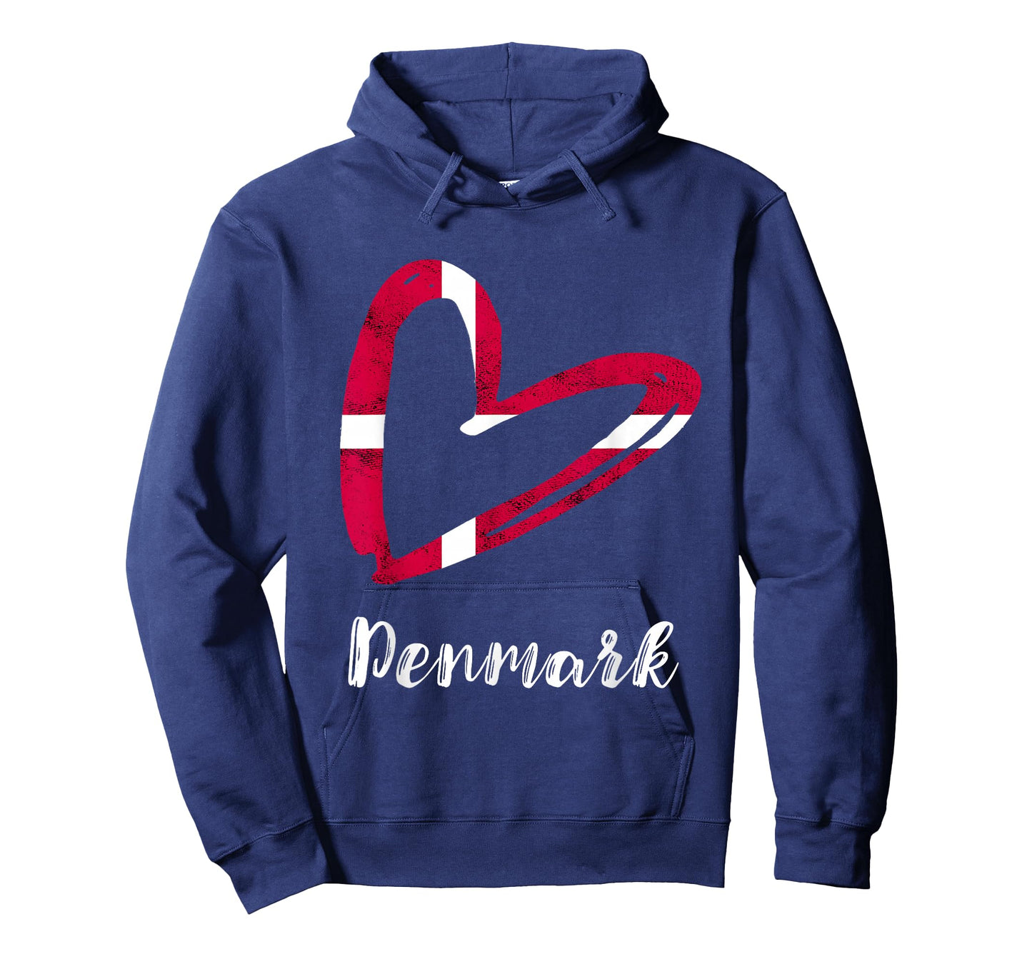 Dansk Denmark Flag Vintage Heart Denmark Danish Roots T-Shirt