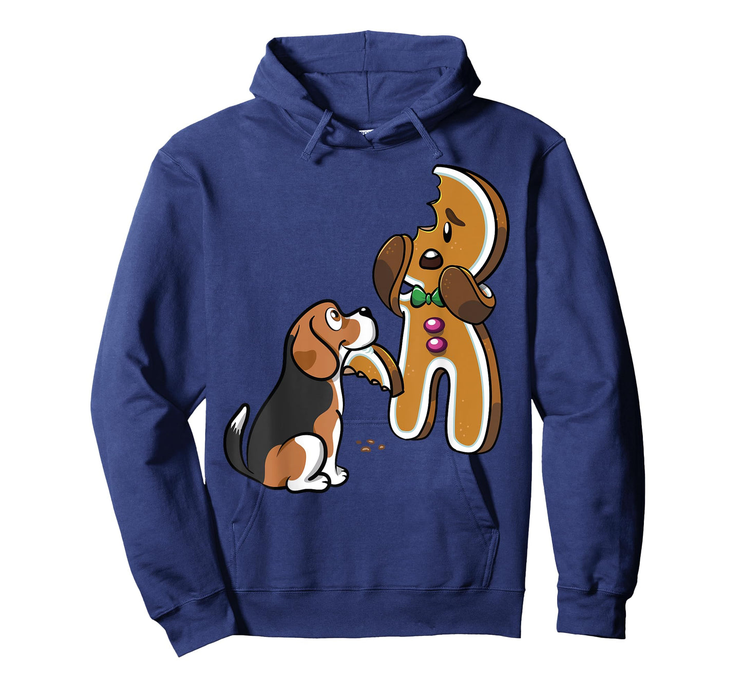 Beagle Gingerbread Man Christmas T-Shirt Funny Dog Shirt T-Shirt