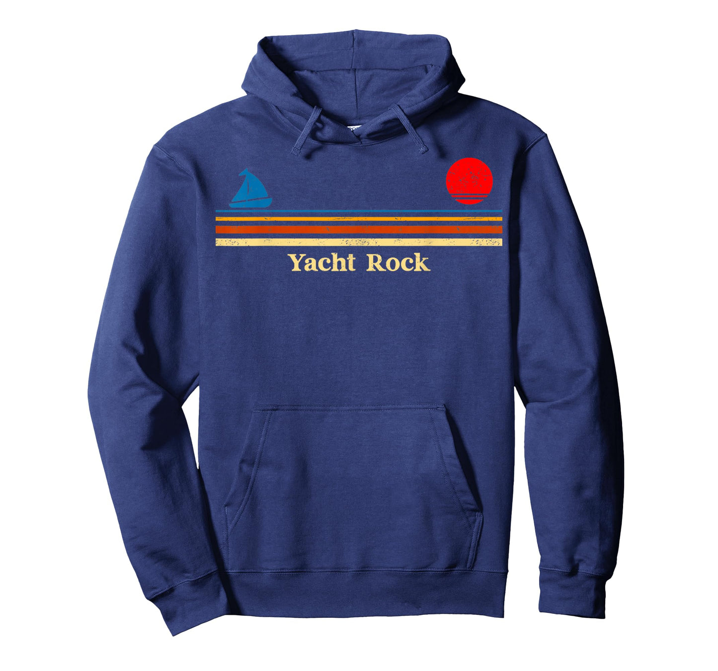 Retro Vintage Yacht Rock Sunset Design For Men Women T-Shirt