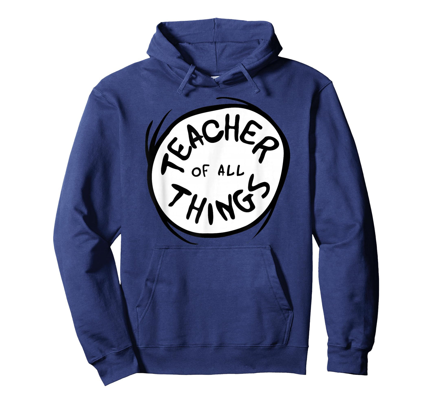 Dr. Seuss Teacher of All Things Red Emblem T-Shirt