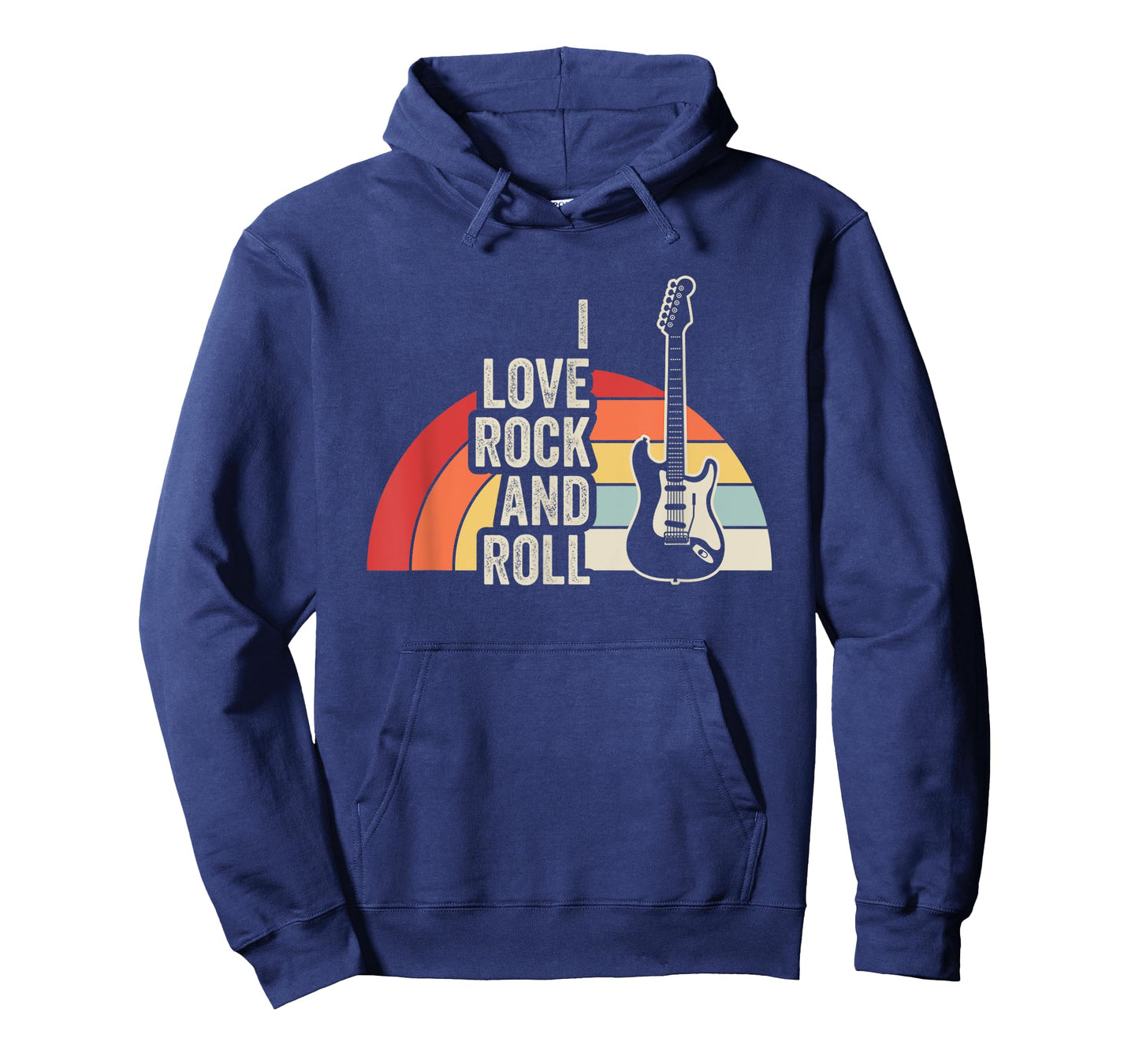 I Love Rock And Roll Retro Guitar T-Shirt