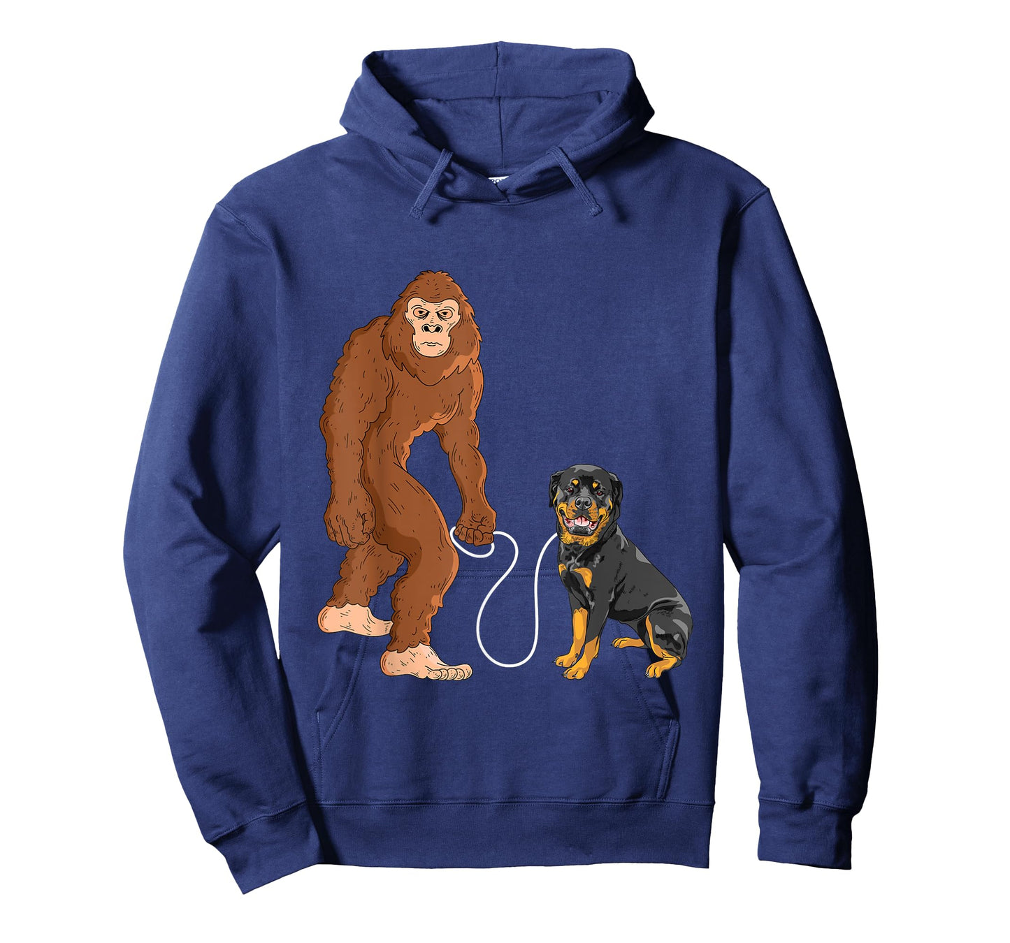 Bigfoot And Rottweiler - Dog Owner Puppy Lover T-Shirt for Men Women Kids