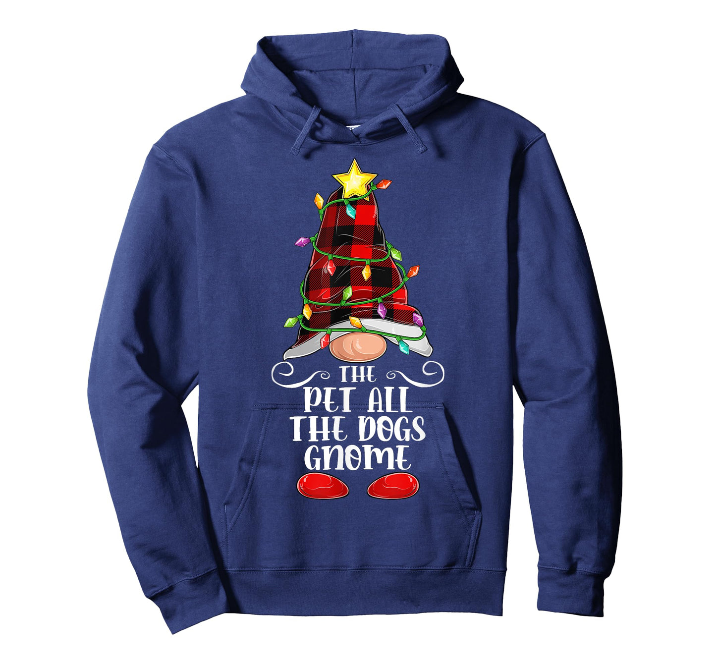 The Pet All The Dogs Gnome Matching Family Group Christmas T-Shirt
