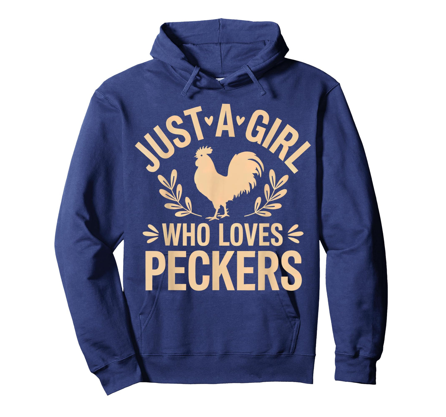 Just a Girl Who Loves Peckers Vintage women Retro T-Shirt