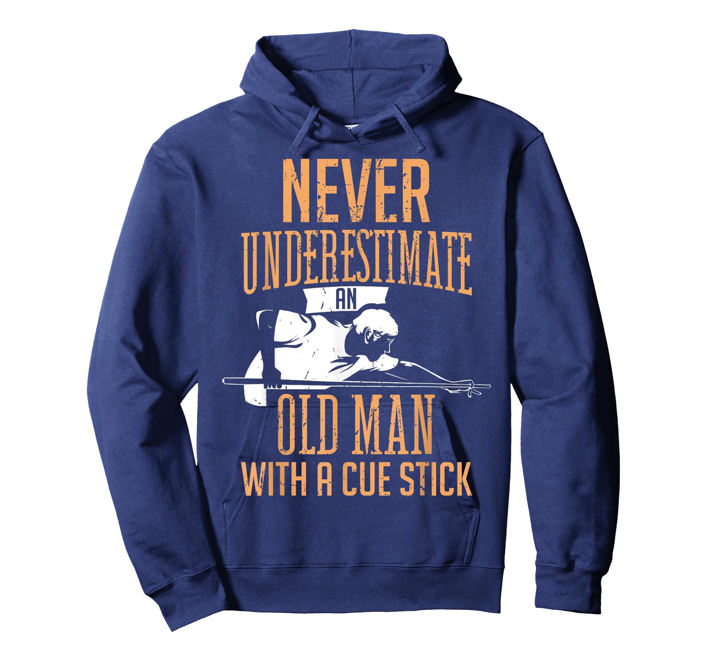Never Underestimate An Old Man Pool Billiards Snooker Player T-Shirt