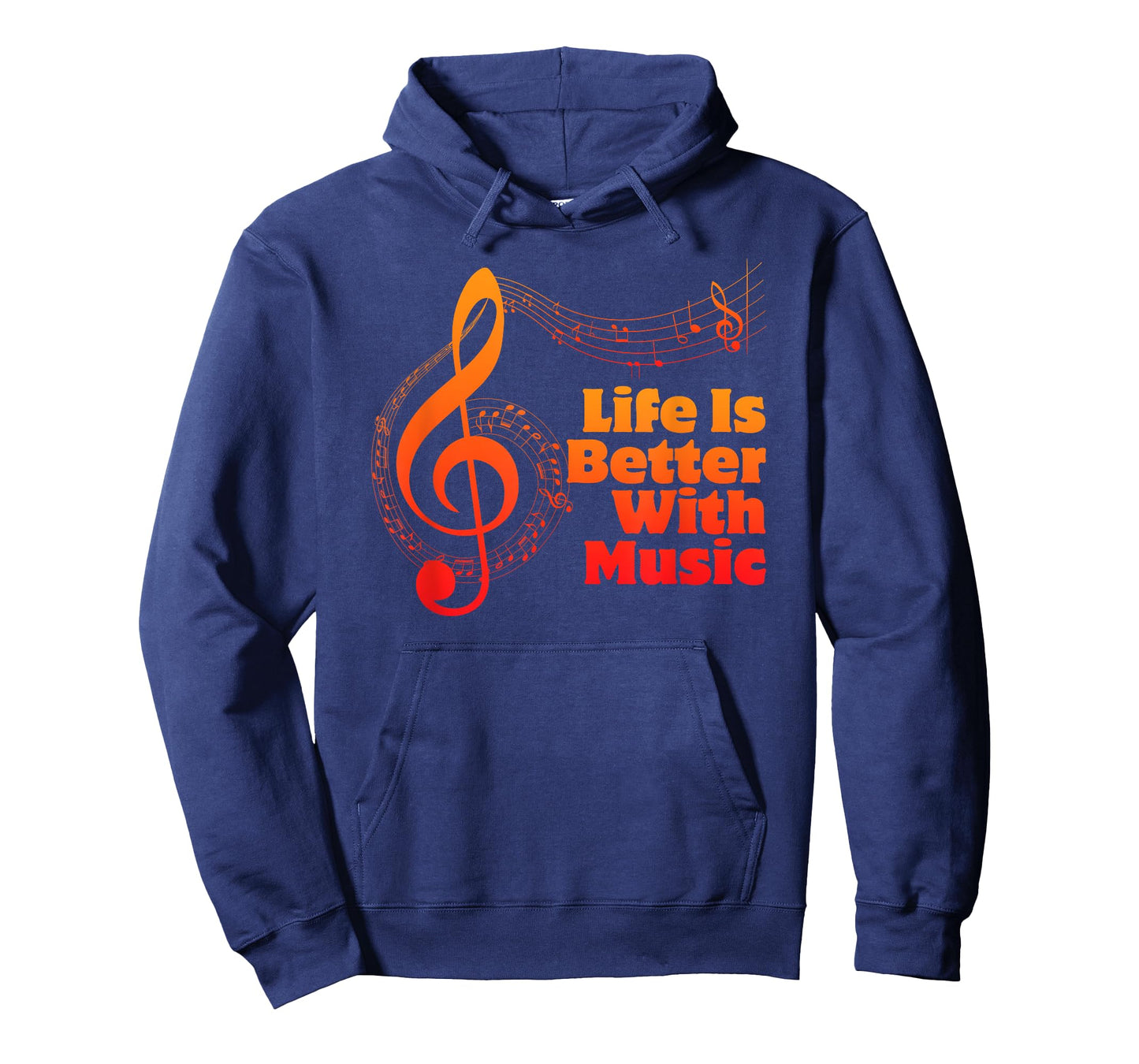 Life Is Better With Music Theory Musician Teacher Notes Clef T-Shirt