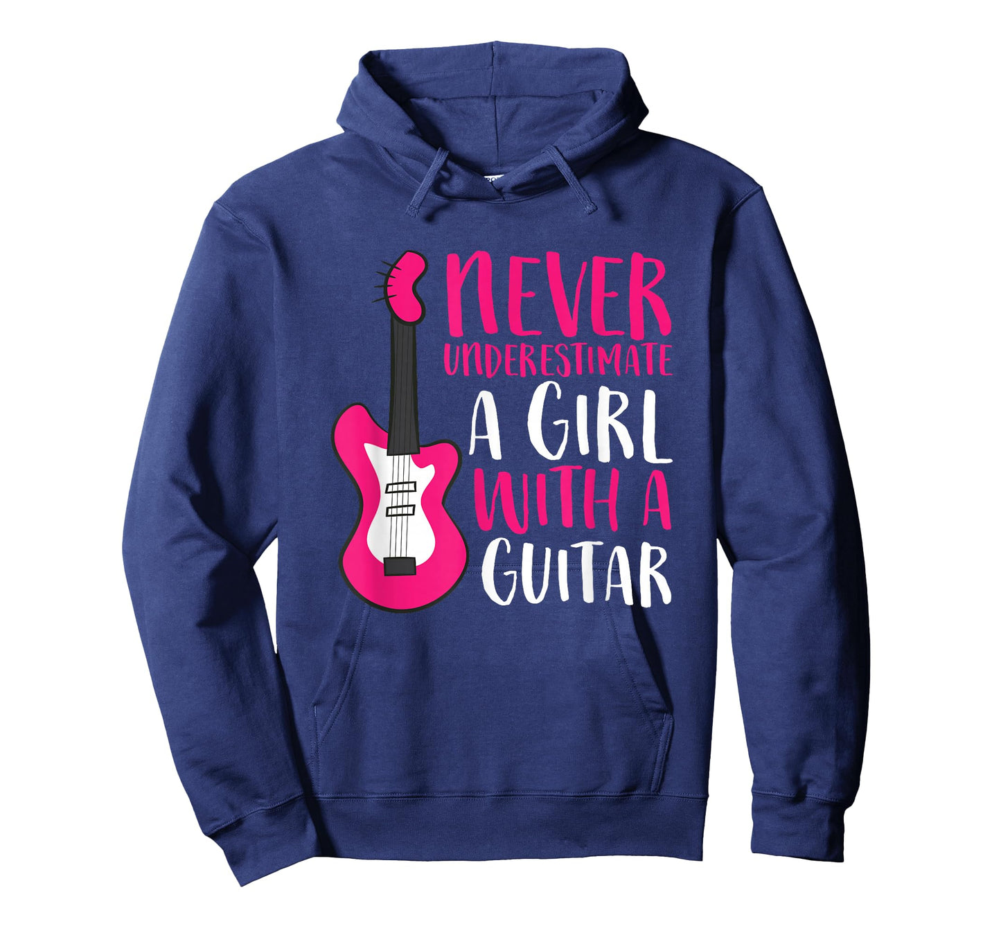 Never Underestimate A Girl With A Guitar T-Shirt