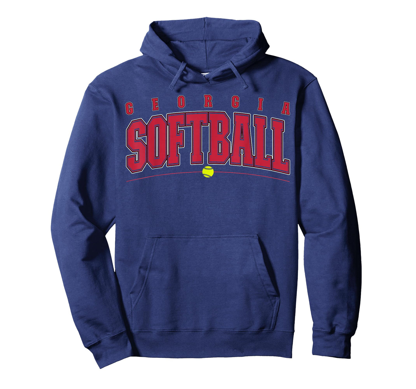 Georgia Softball Vintage Retro Design T-Shirt