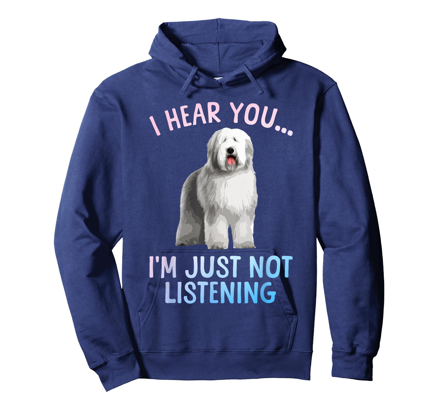 Funny Old English Sheepdog Art for Men Women Sheep Dog Lover T-Shirt