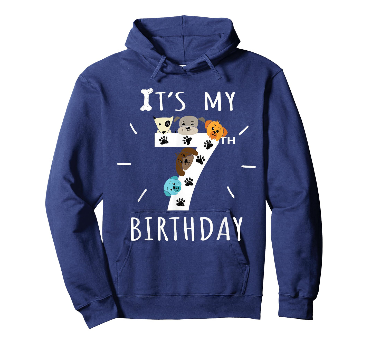 It's My 7th Birthday Dog Lover Theme 7 Years Old Puppy T-Shirt