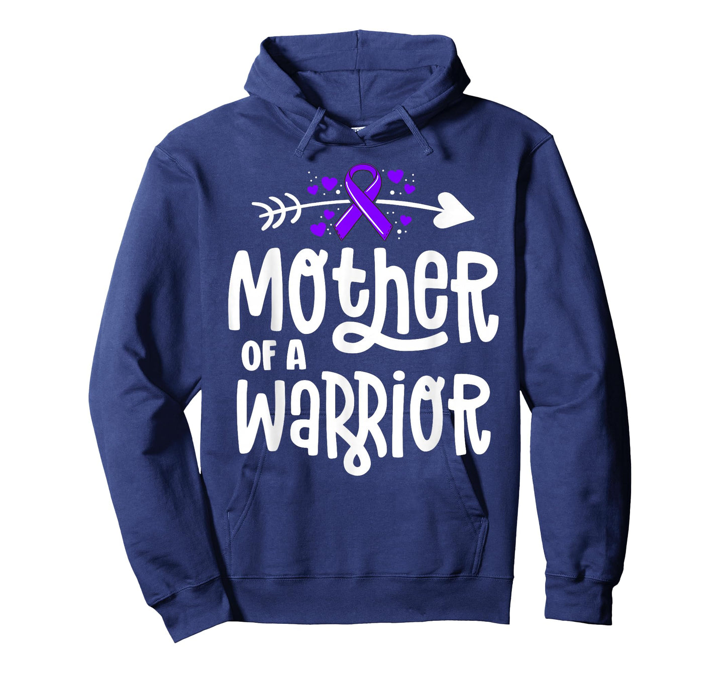 Mother Of A Warrior Hodgkins Lymphoma Cancer Family Support T-Shirt