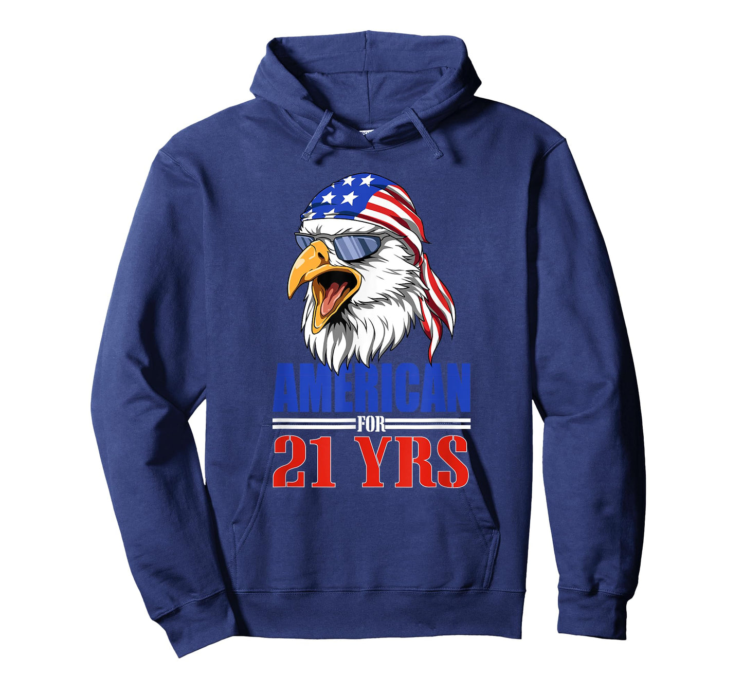 Funny 21st Birthday - USA Eagle Patriotic Gift Women Men T-Shirt