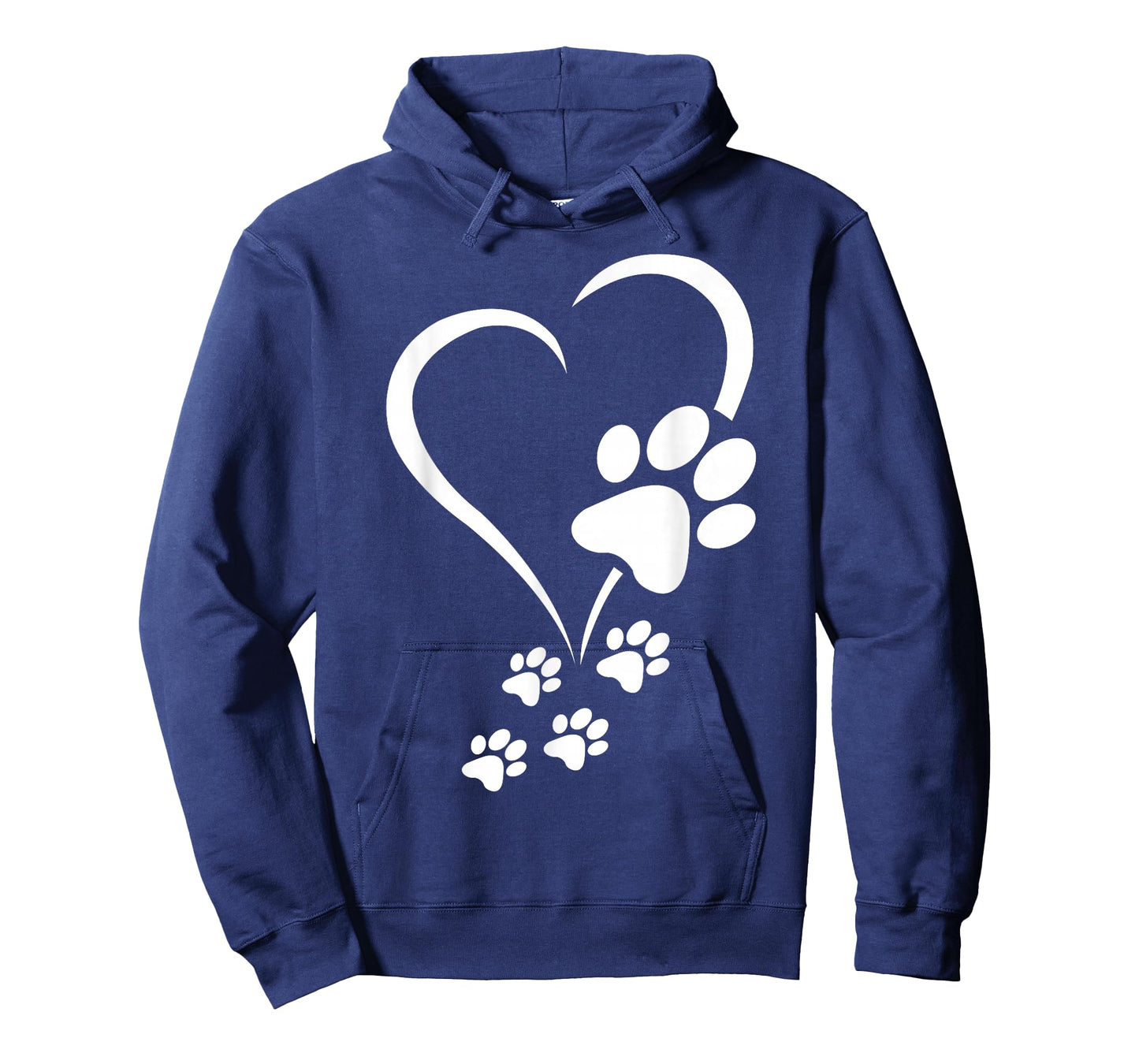 Baby Dogs Heart T-Shirt - Dog Paws Heart Print