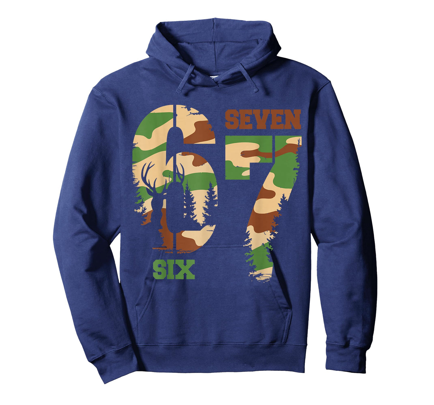 67 Hunting Camo Six Seven 6 7 Meme Camouflage 67 Men Boys T-Shirt