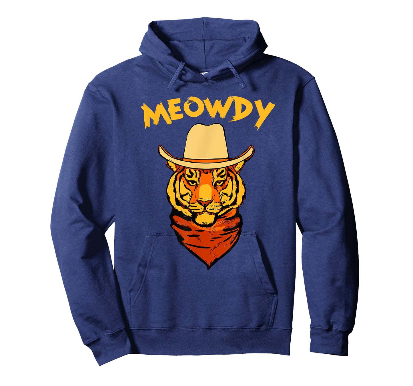 Meowdy Funny Country Tiger Cowboy Cat Western Wear T-Shirt