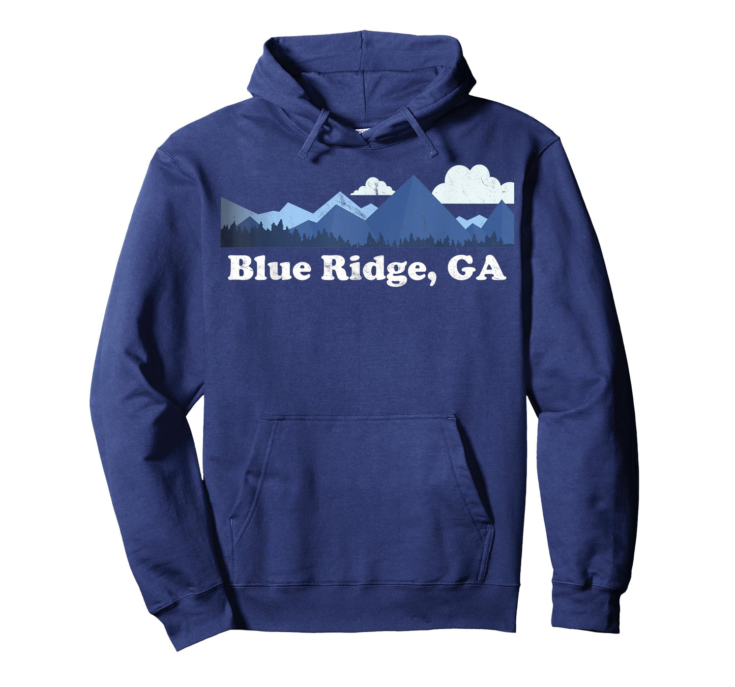 Cute Blue Ridge Georgia Mountains GA Retro Distressed T-Shirt