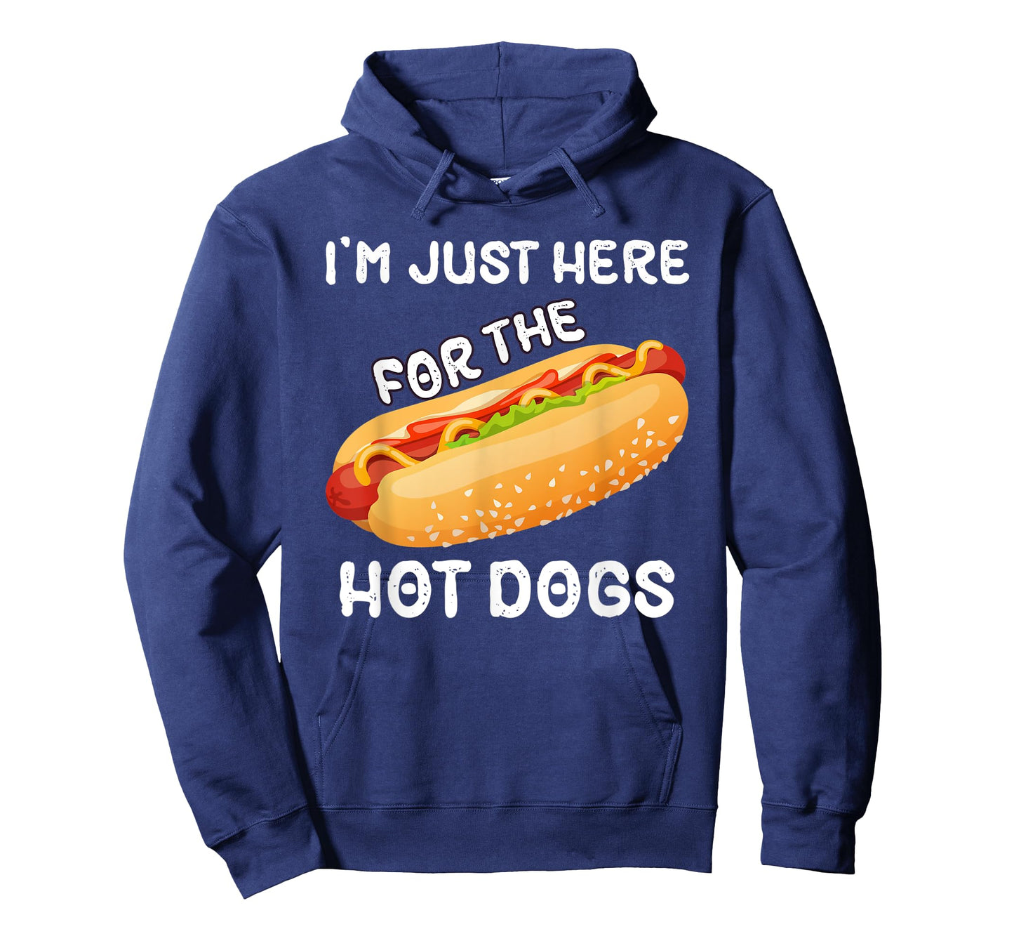 I'm Just Here For The Hot Dogs Funny Summer Hotdog BBQ Men Women T-Shirt