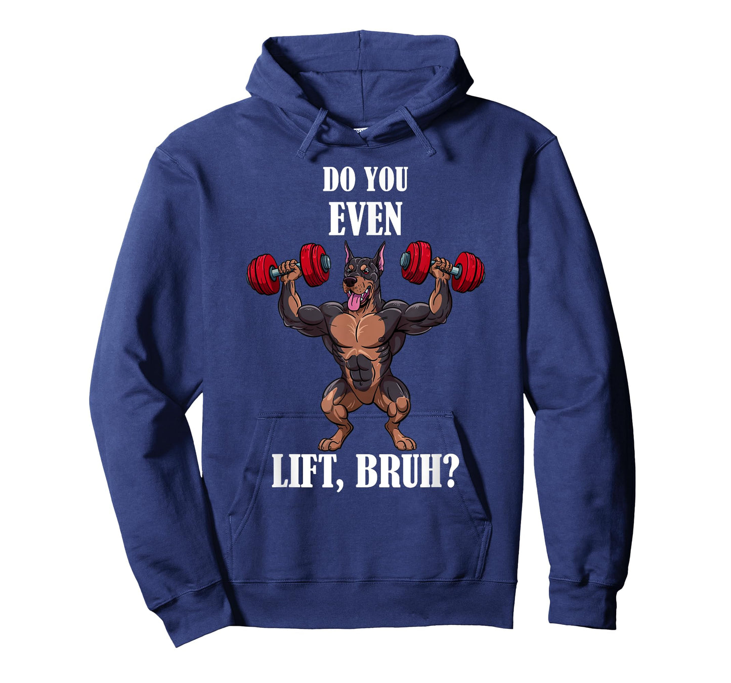 Doberman Pinscher Weightlifting Workout Gym Doberman Fitness T-Shirt