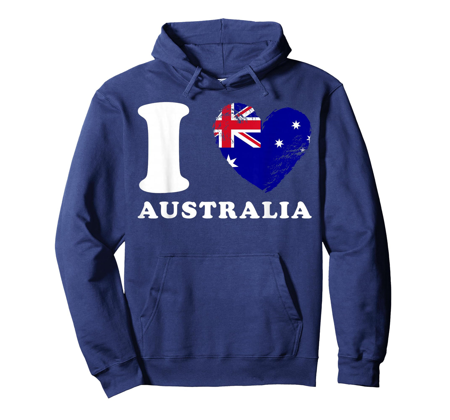 I Love Australia - Heart Flag Australia T-Shirt