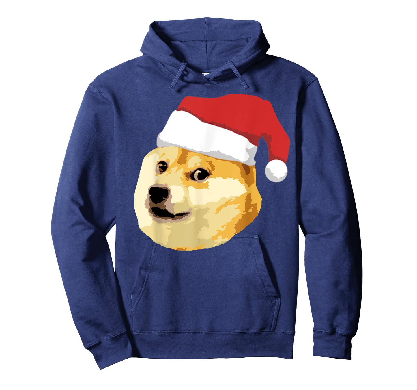 Christmas Doge Meme Shiba Inu Funny Japanese Dog Santa Hat T-Shirt for Men Women Kids