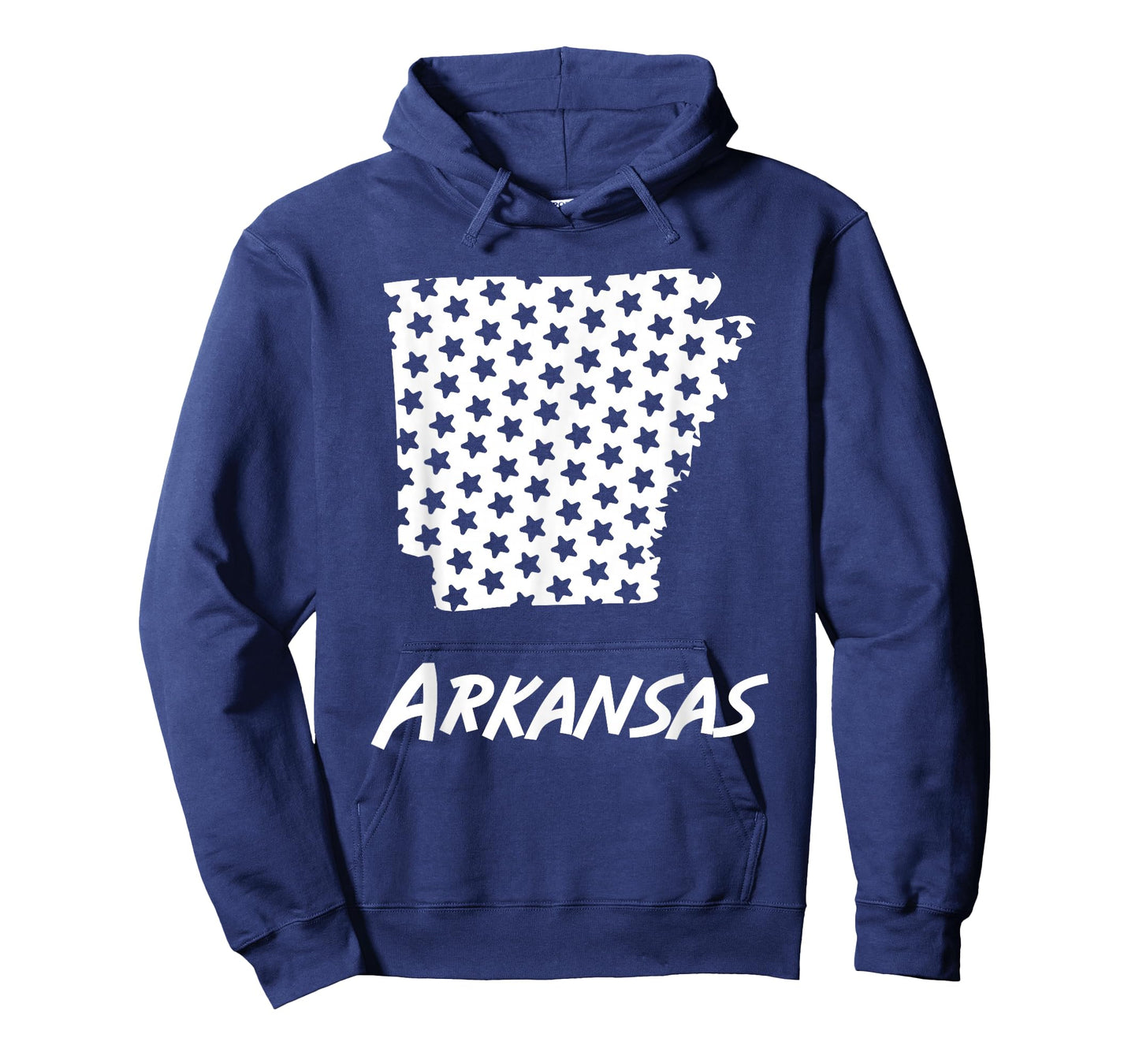 Arkansas USA State Outline Stars Vintage Retro Design T-Shirt