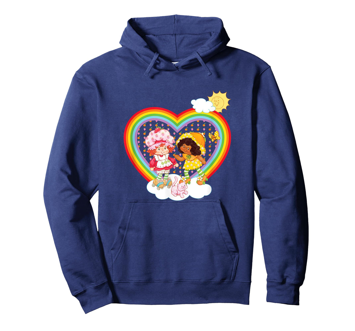 Strawberry Shortcake & Orange Blossom Rainbow Heart T-Shirt