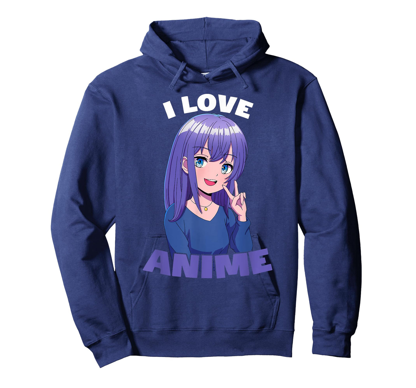 I Love Anime Girl T-Shirt
