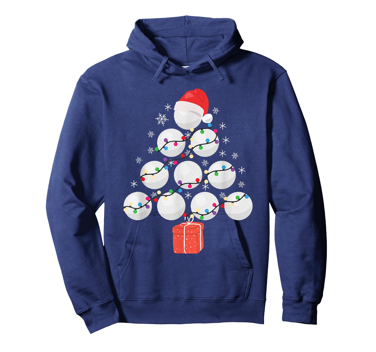 Funny Golfing Christmas Tree Christmas Golf Ball Golfer T-Shirt