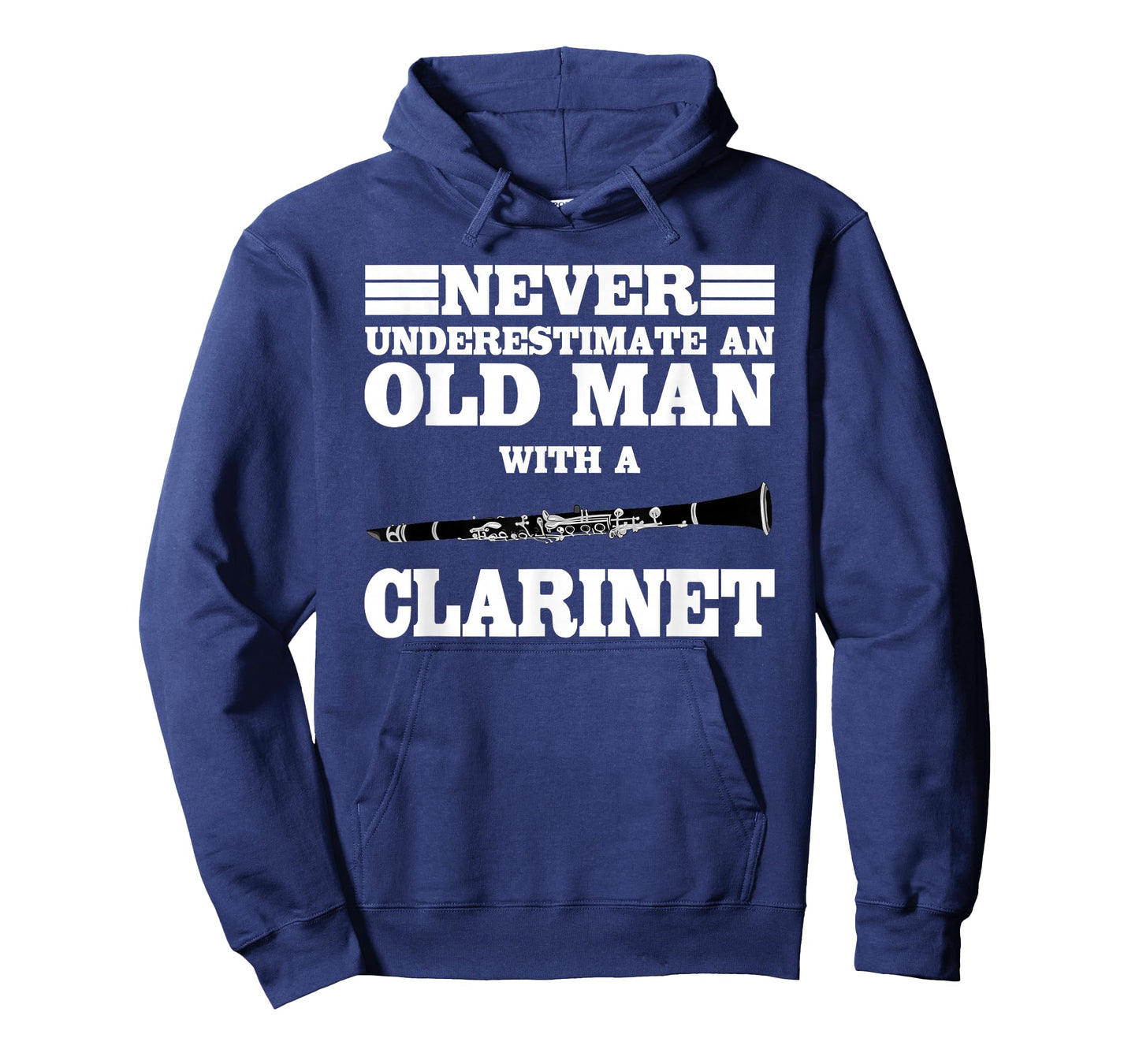 Never Underestimate An Old Man With A Clarinet Marching Band T-Shirt