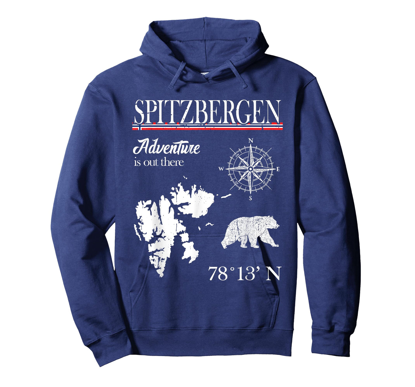 Spitzbergen Svalbard - Adventure Is Out There - Norway Flag T-Shirt