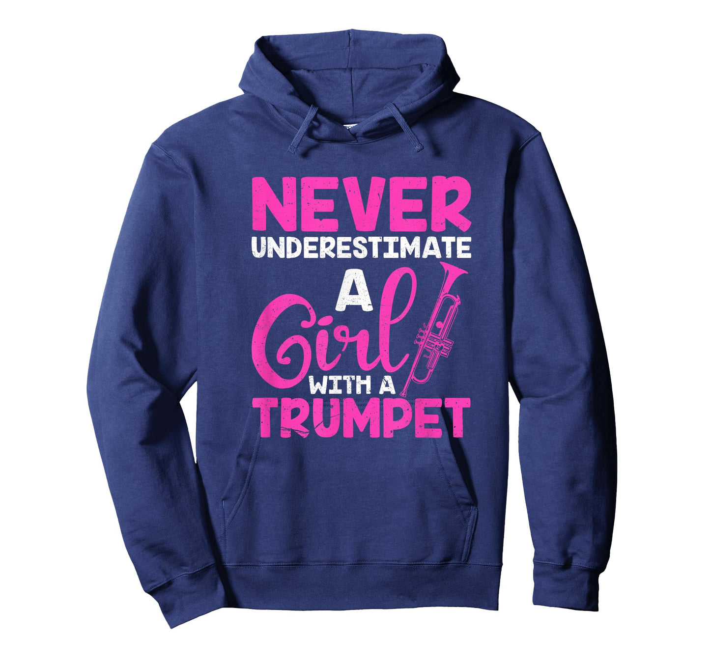 Trumpet Girl Funny Trumpet Player Marching Band Gift T-Shirt