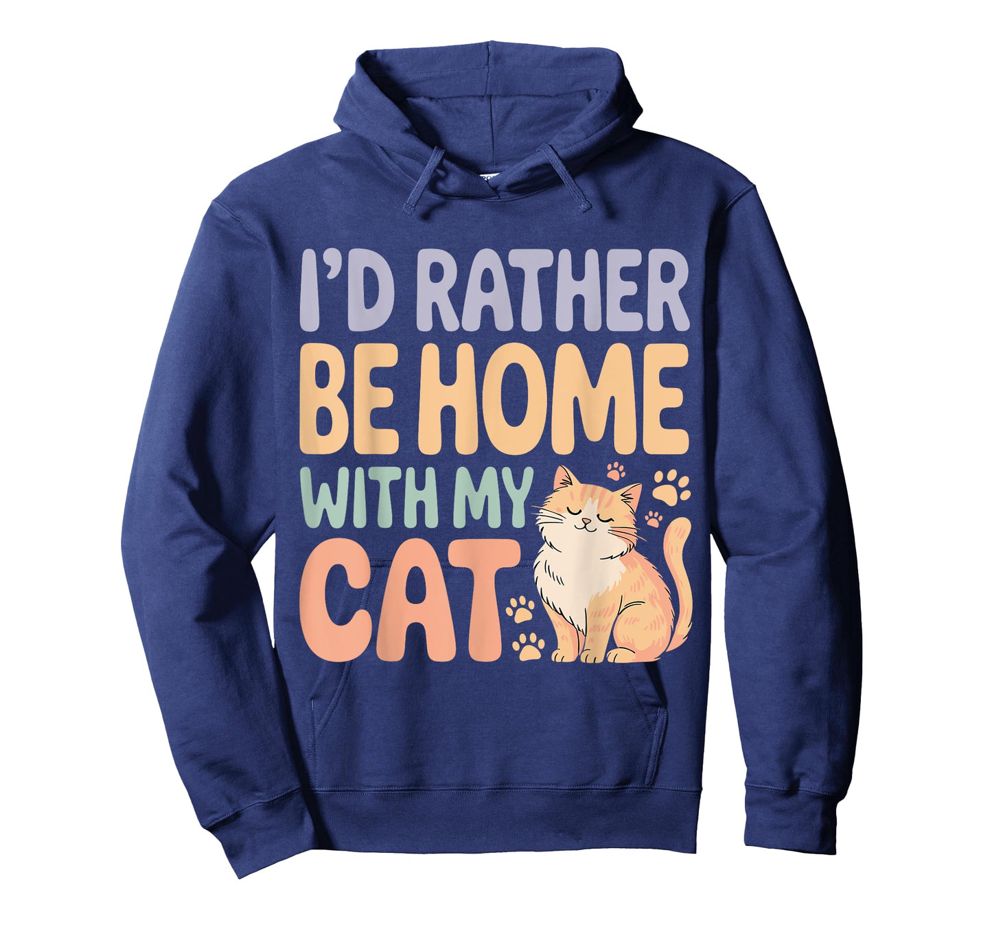Iโd Rather Be Home with My Cat T-Shirt
