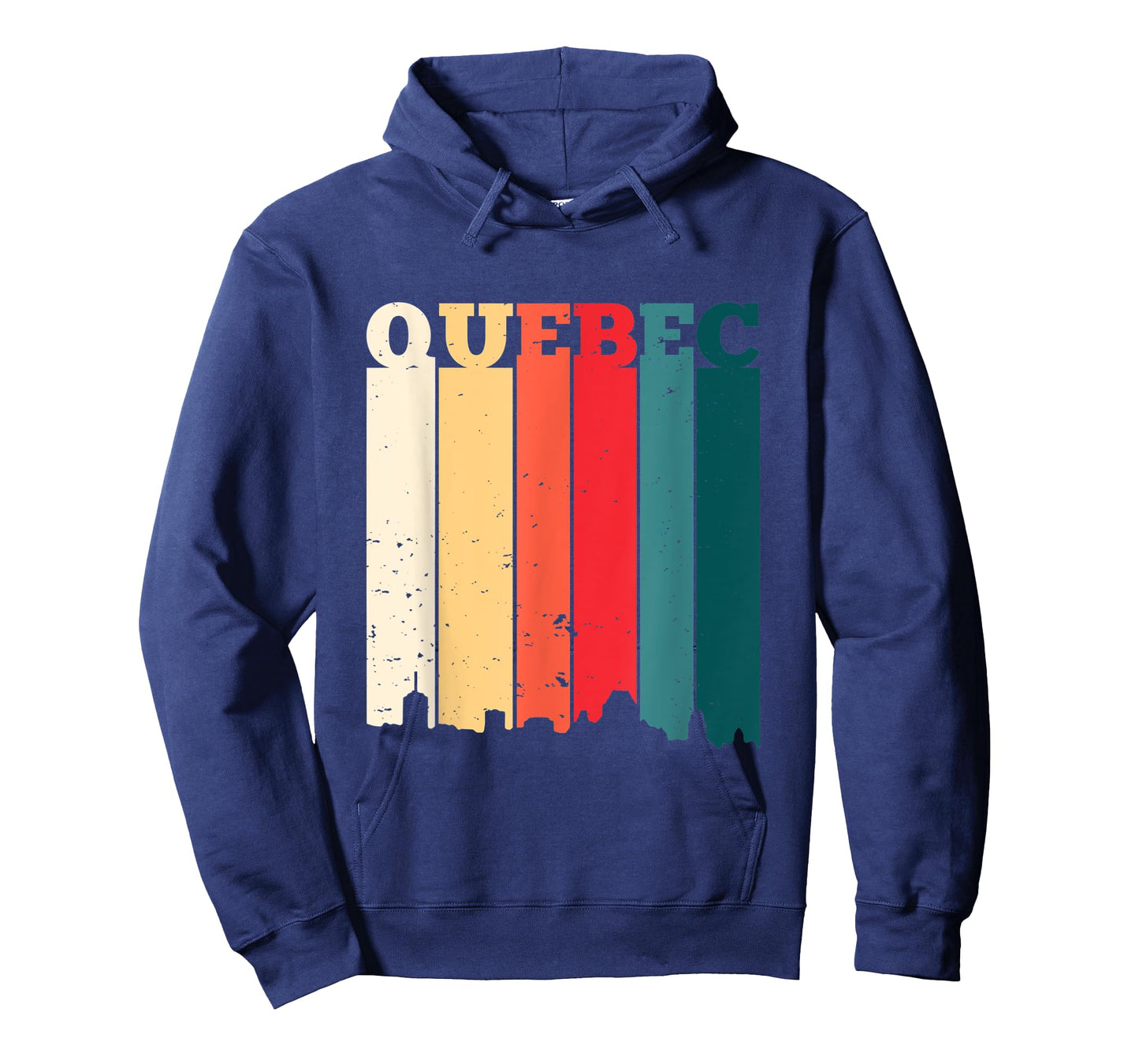 Quebec Skyline Canada Pride Vacation Travel Canadian Gift T-Shirt