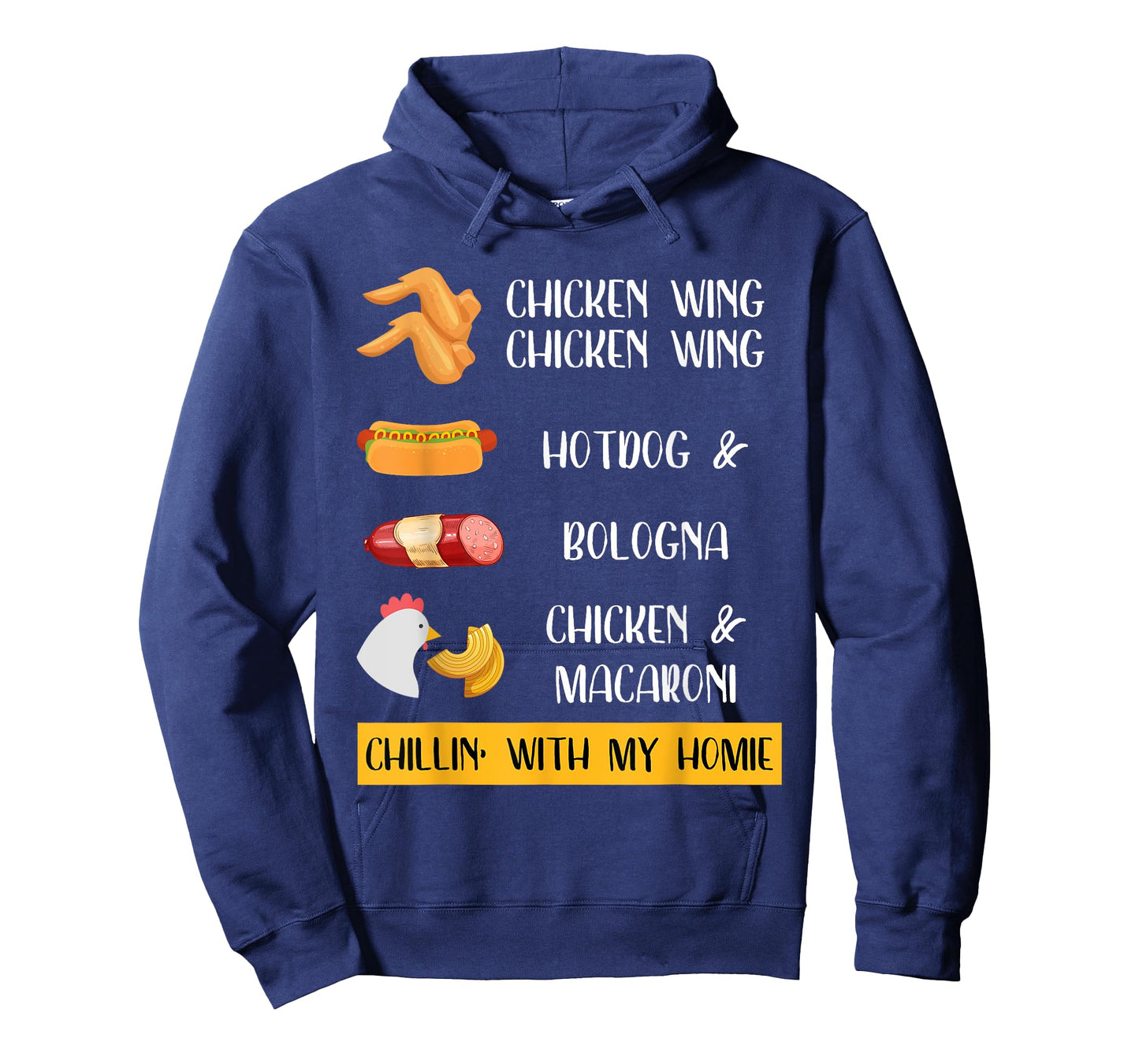 Viral Chicken Wing Chicken Wing Hot Dog & Bologna Song Lyric T-Shirt