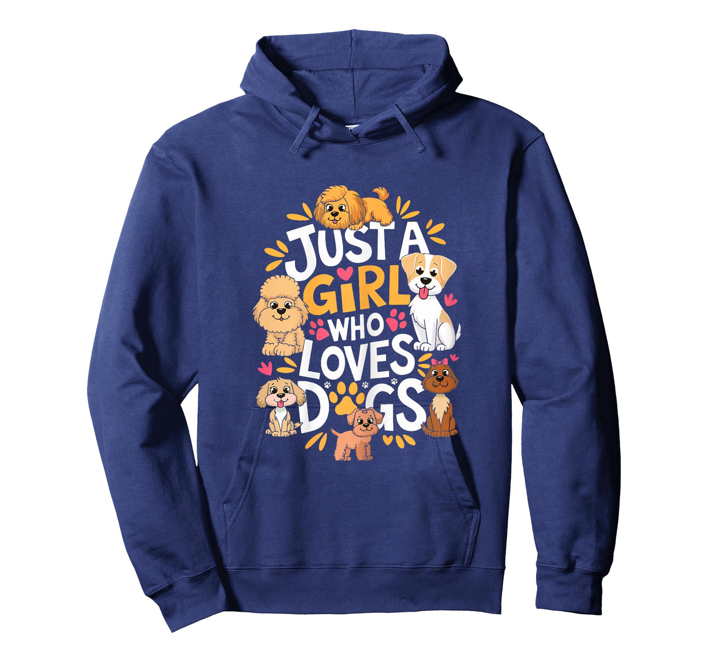 Just A Girl Who Loves Dogs Shirt Women Kids Dog Lover T-Shirt