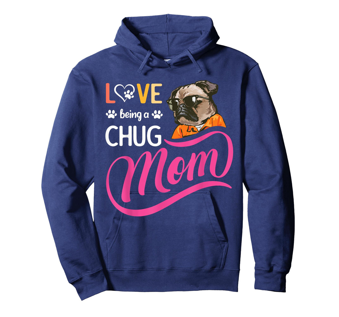 Cute Chug Mama, Dog Mom For Women, Girl And Her Dog Lover T-Shirt