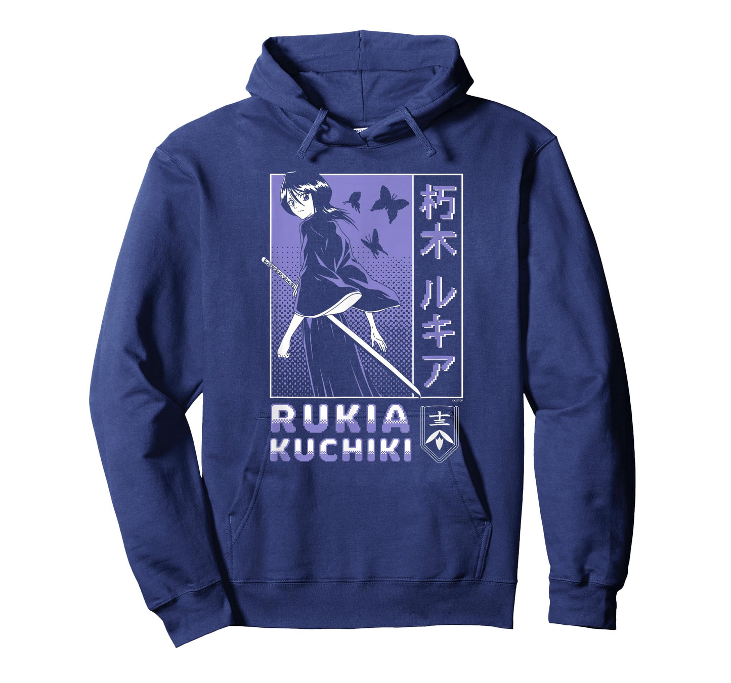 Bleach Rukia Kuchiki Pixelated Background Anime T-Shirt
