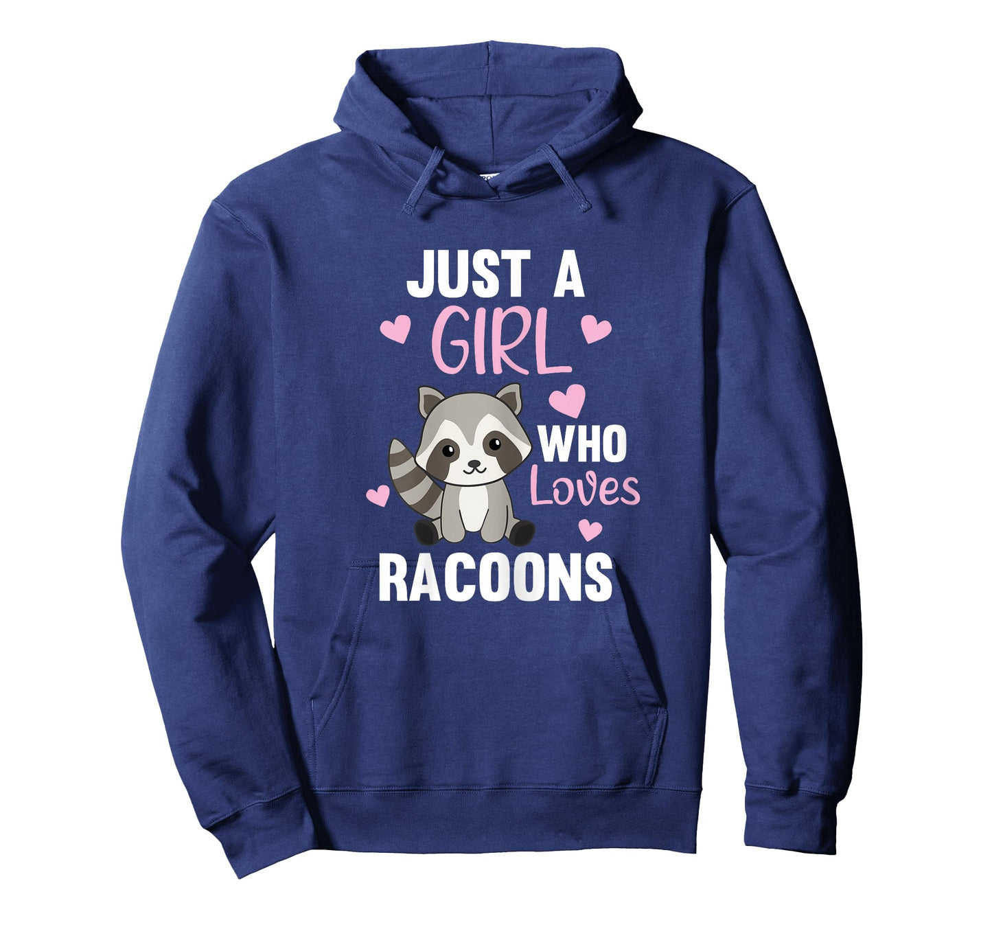 Just A Girl Who Loves Racoons Kawaii Raccoon for Girls T-Shirt