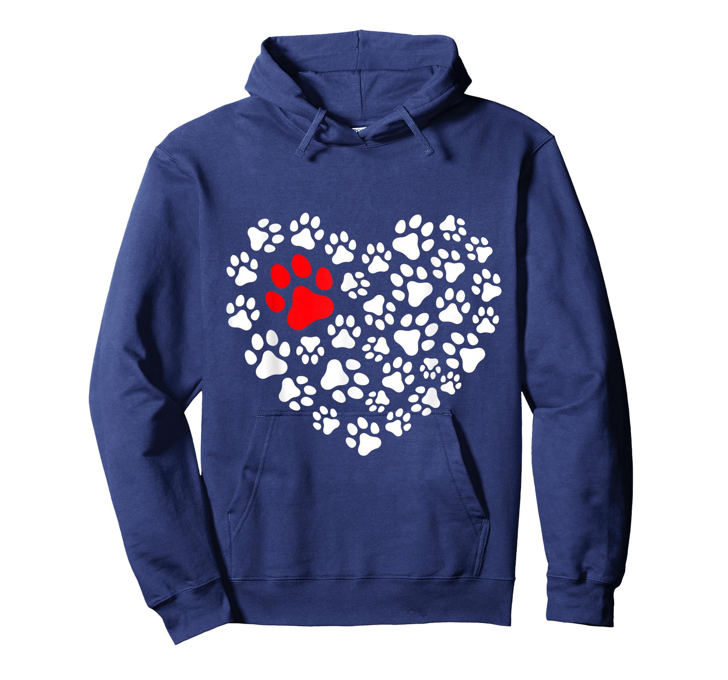 Paw Heart | Dog Paw Love Heart Print T-Shirt