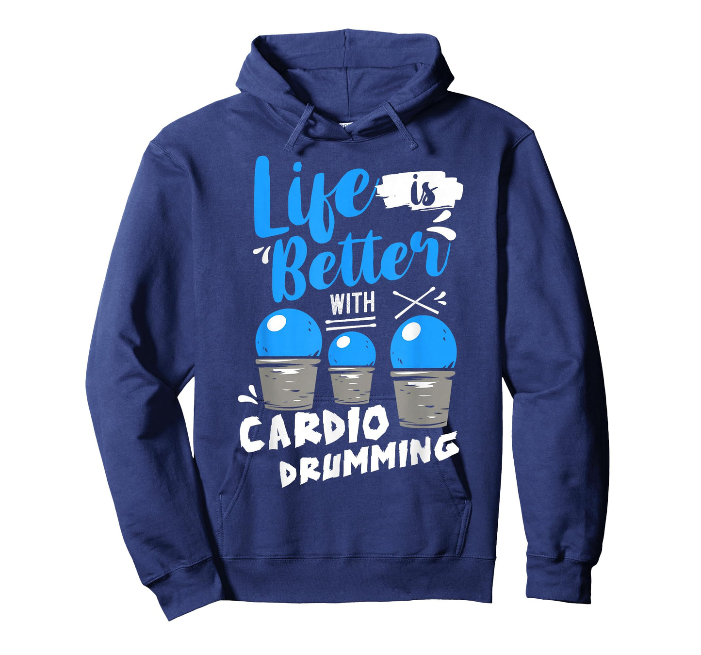 Life is Better With Cardio Drumming Fitness Workout T-Shirt