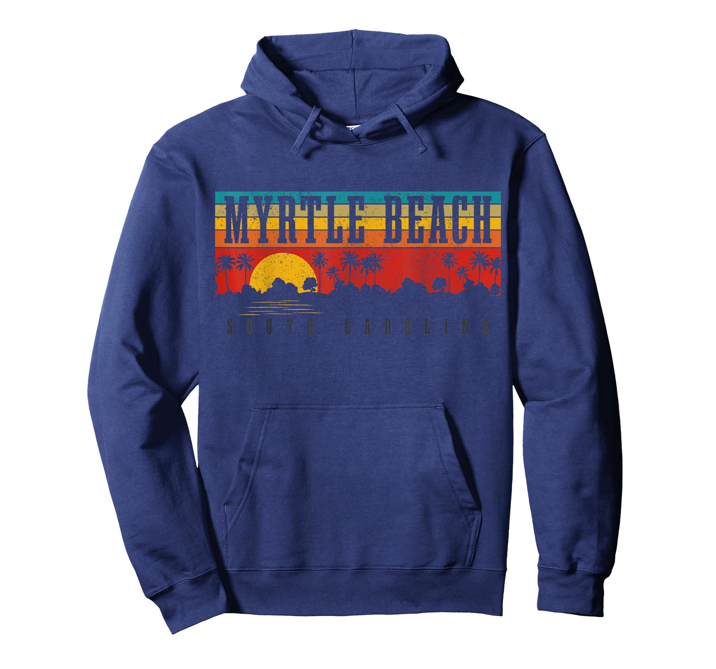 Myrtle Beach South Carolina Vintage Retro Surfing T-Shirt