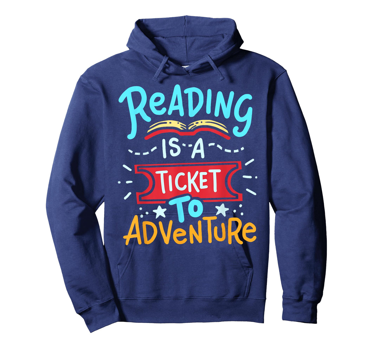 Reading Adventure Library Student Teacher Book T-Shirt Small